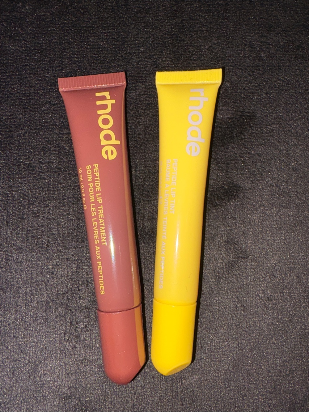 RHODE Peptide Lip Duo - Mauve & Yellow Glosses